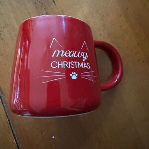 Time & place Meowy Christmas cat mug